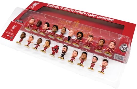 SoccerStarz Inghilterra Team Pack 2022 – 24 Figure Ufficiali, Edizione Limitata A 500 Pezzi, Calciatori Con Base Bianca