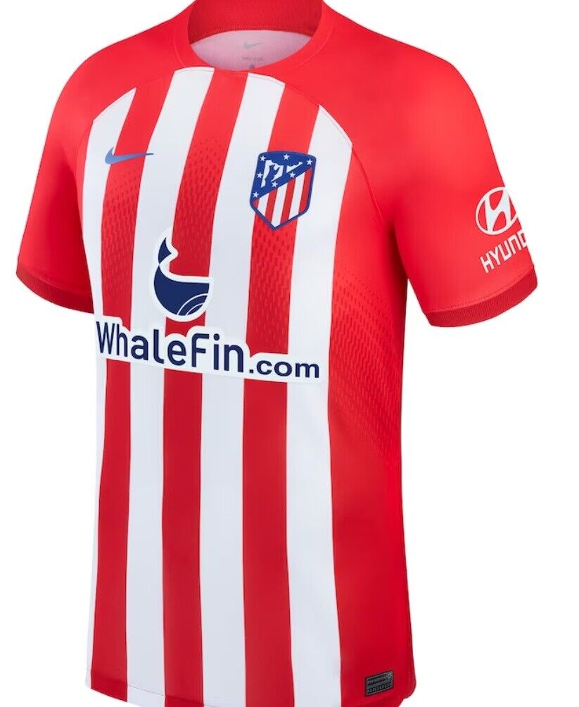 Atletico Madrid Adult 2023-24 Home Stadium Jersey With