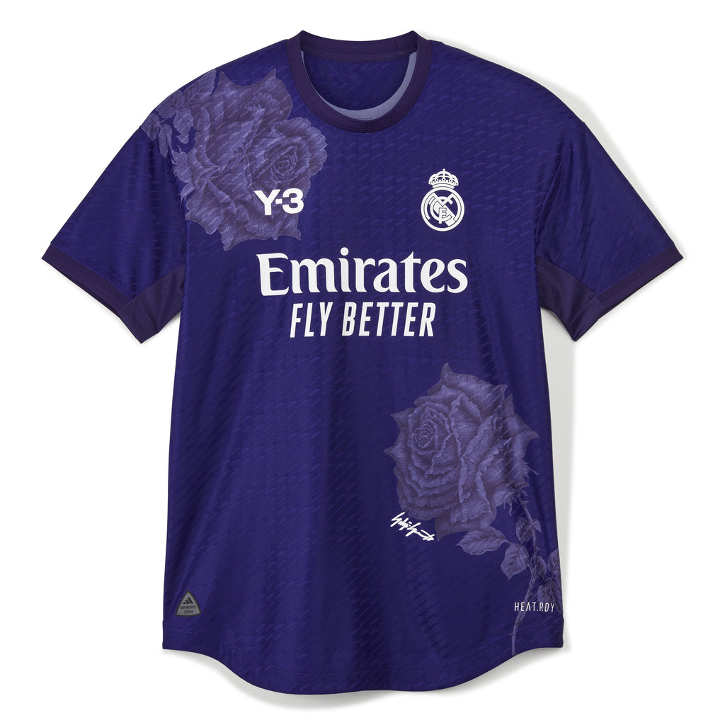 Y-3 Real Madrid Adult 2023-24 4th Jersey (Purple - HEAT.RDY Authentic)