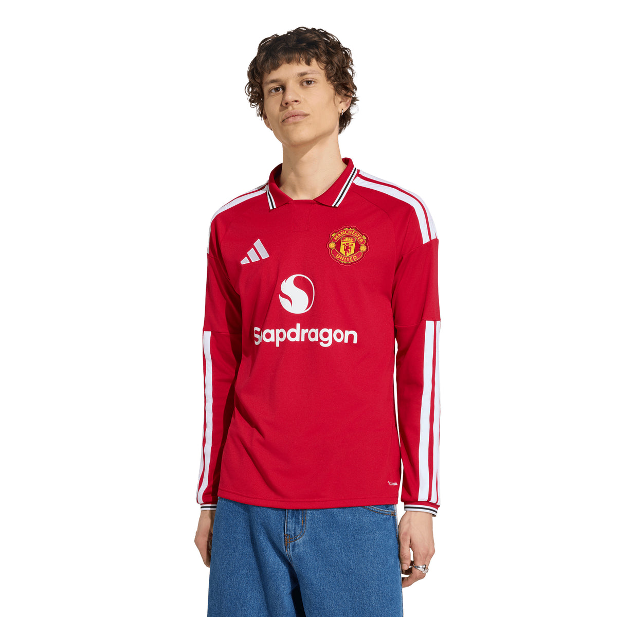 Manchester United Adult 2026/27 Long Sleeve Home Jersey – Weston