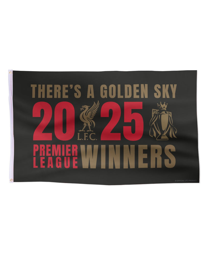 LFC EPL Champions 24/25 Flag Black