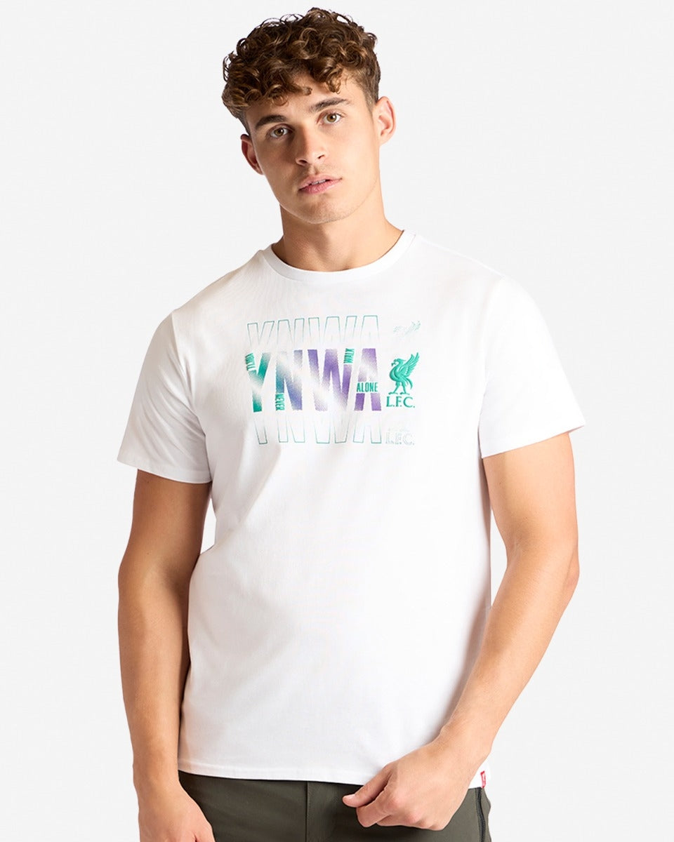 LFC Mens Gradient YNWA Tee White Weston Corporation