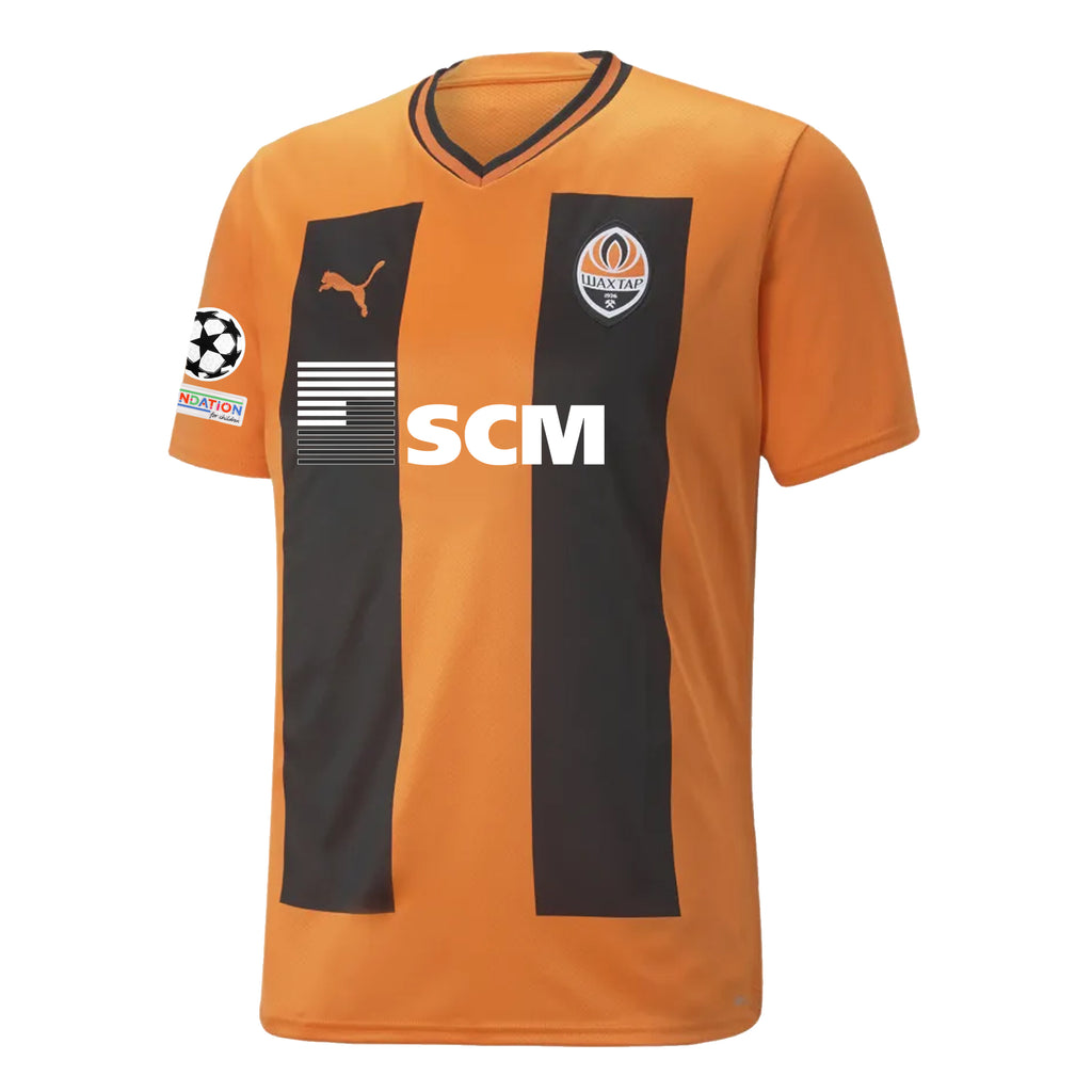 FC Shakhtar Donetsk Adult 2022-23 Home Jersey w/ Champions League Badges
