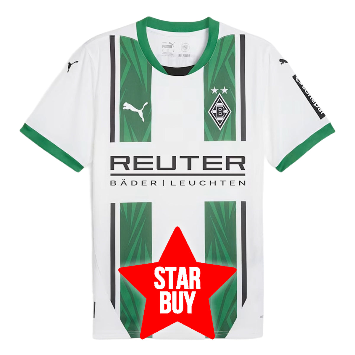 Borussia Mönchengladbach Adult 2024-25 Home Shirt – Weston