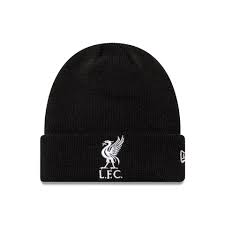 LFC New Era Kids Liverbird Cuff Knit BEANIE Black & White