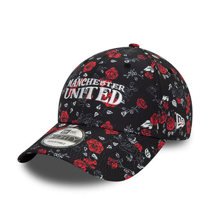 Manchester United Floral AOP 9Forty Cap (Black)