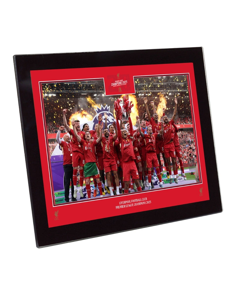 LFC Premier League Trophy Lift 8 x 6 Glass Image
