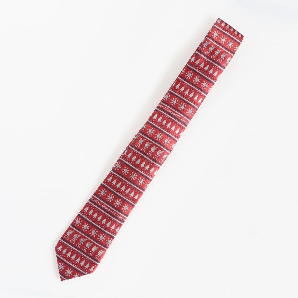 LFC Red Christmas Tie