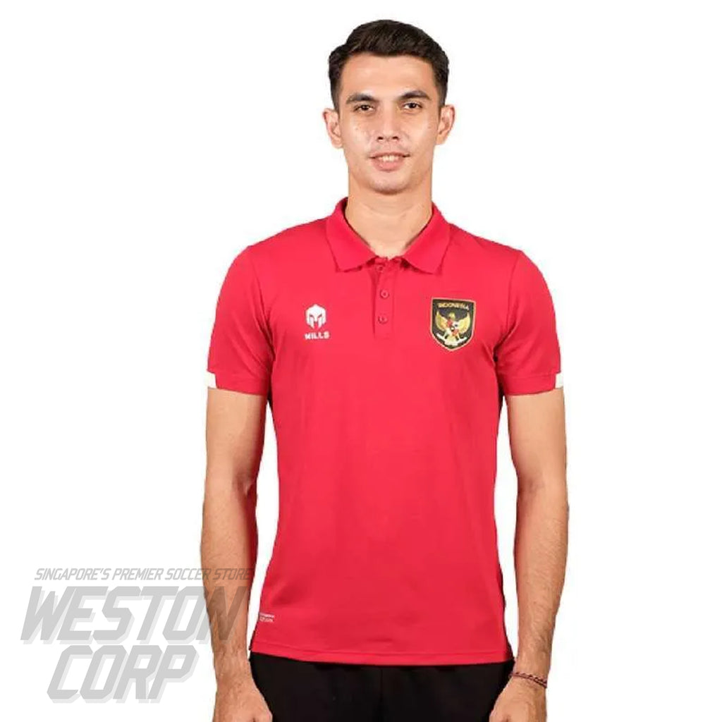 Indonesia Adult 2022 Red Polo Shirt