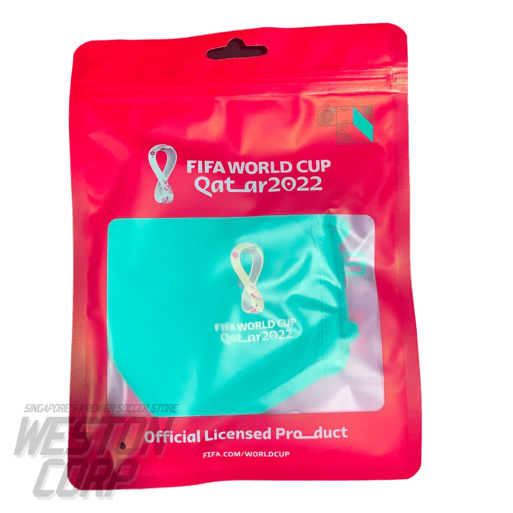 World Cup 2022 Fabric Face Mask (Turquoise)