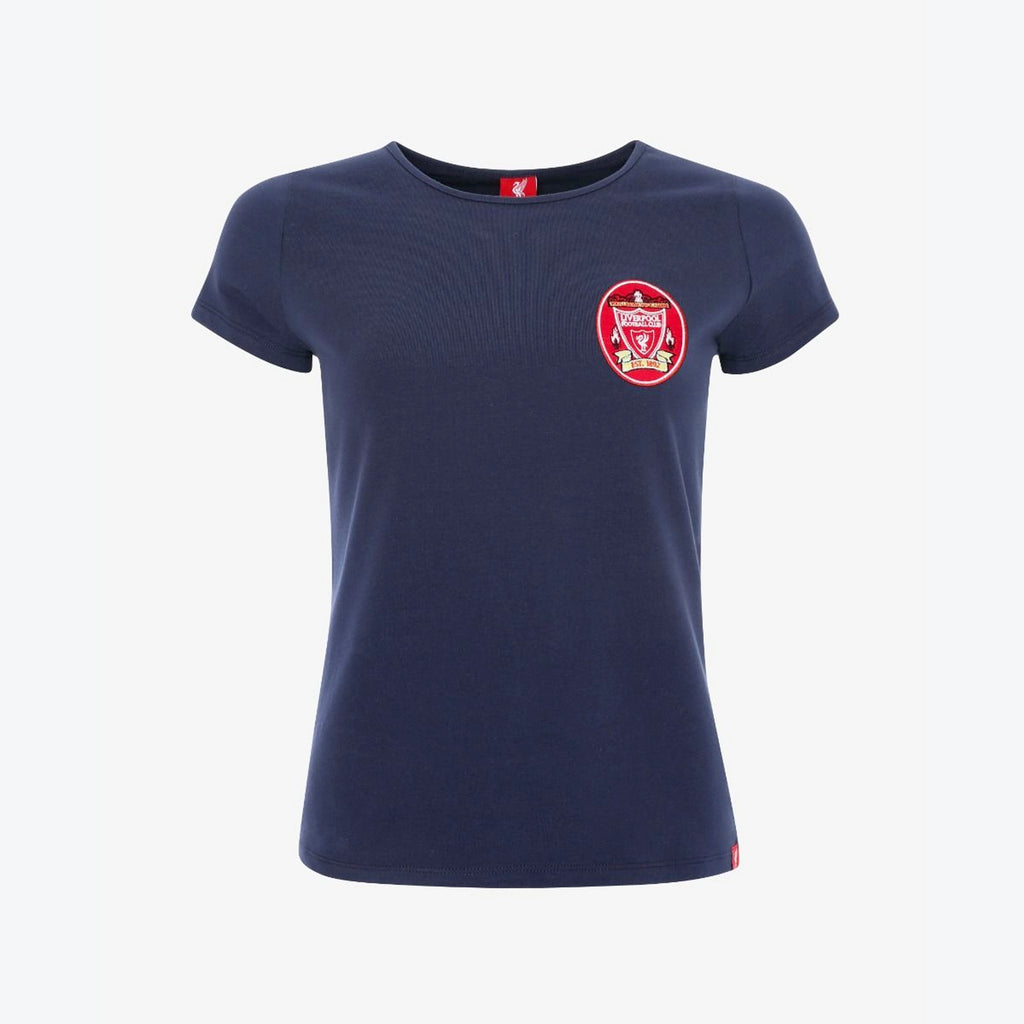 LFC Womens 96-97 Crest Tee Navy