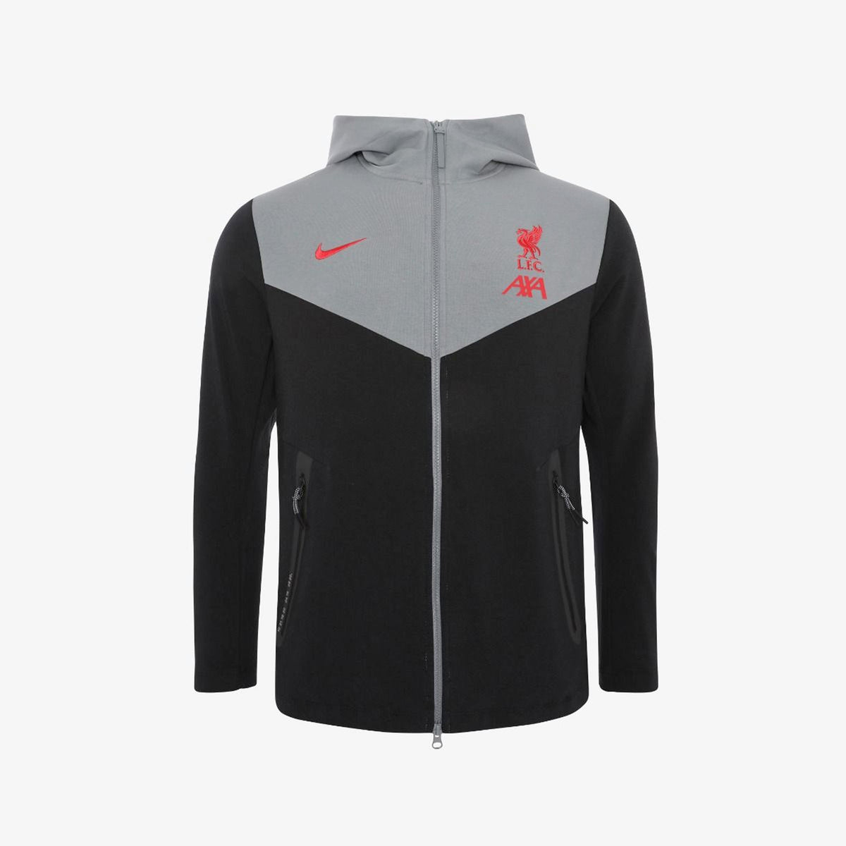lfc nike mens coaches collection black hoodie