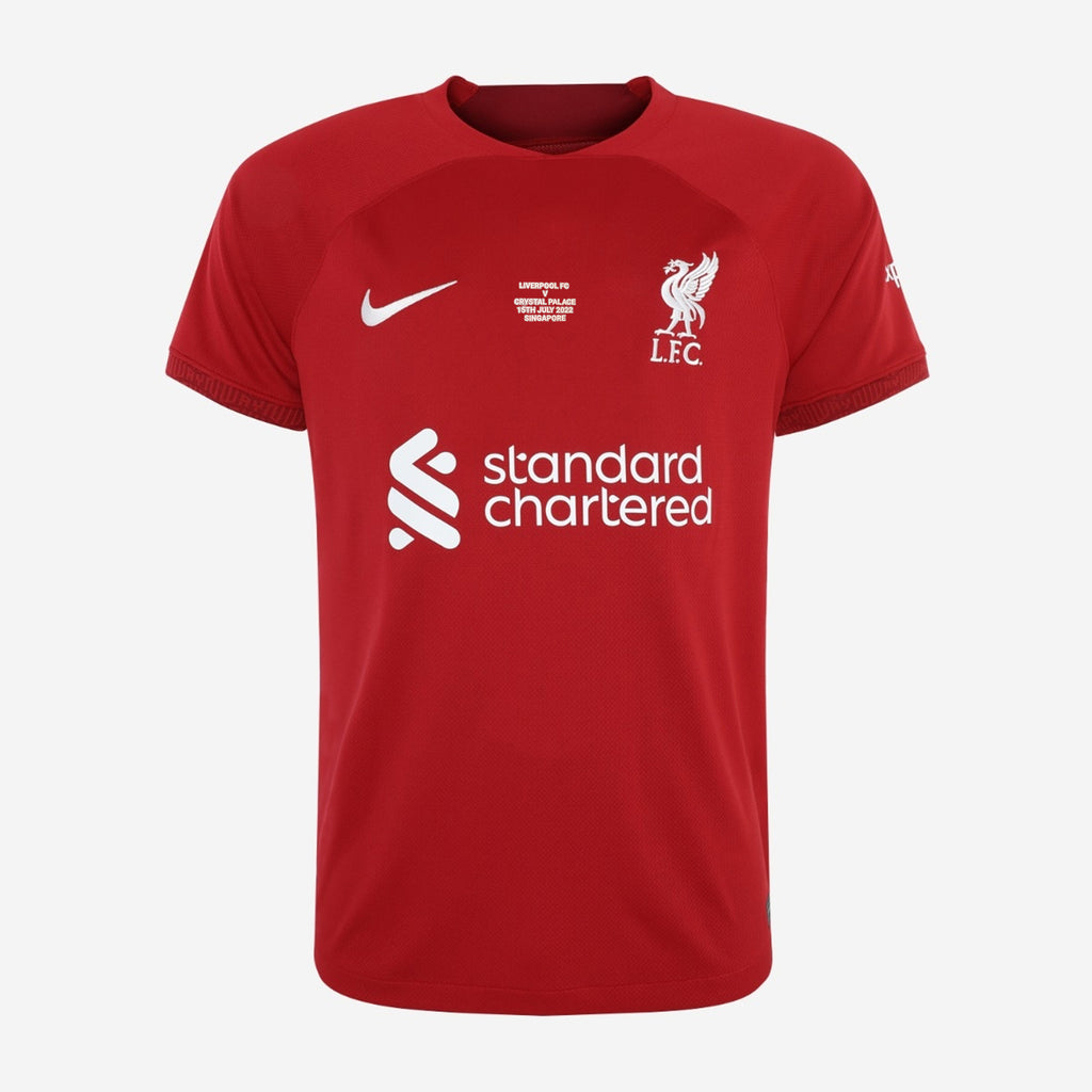 Liverpool FC Adult 2022-23 Stadium Home Jersey (Singapore Tour 2022 Insignia)