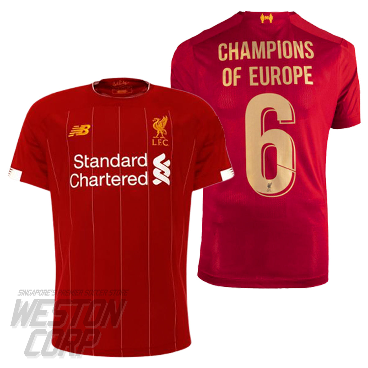 Premier League Lfc Shirt 2020 Champions League Lfc Champions Shirt