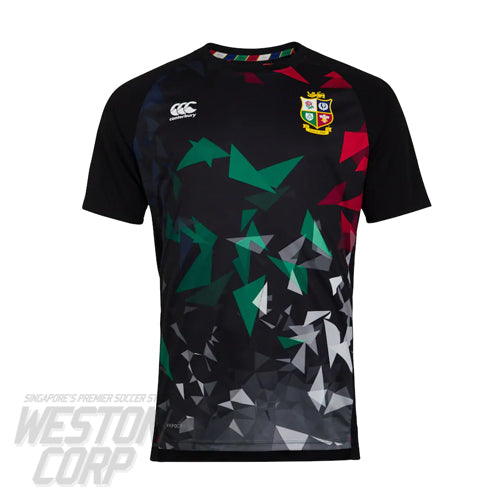 British Irish Lions 2021 Men's Graphic Superlight T-Shirt (Black)