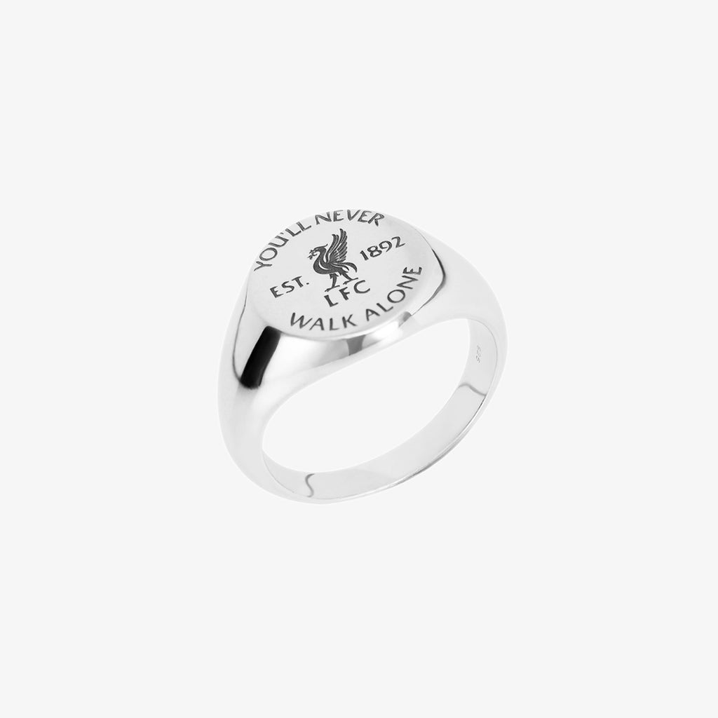 LFC Sterling Silver Liverbird Signet Ring