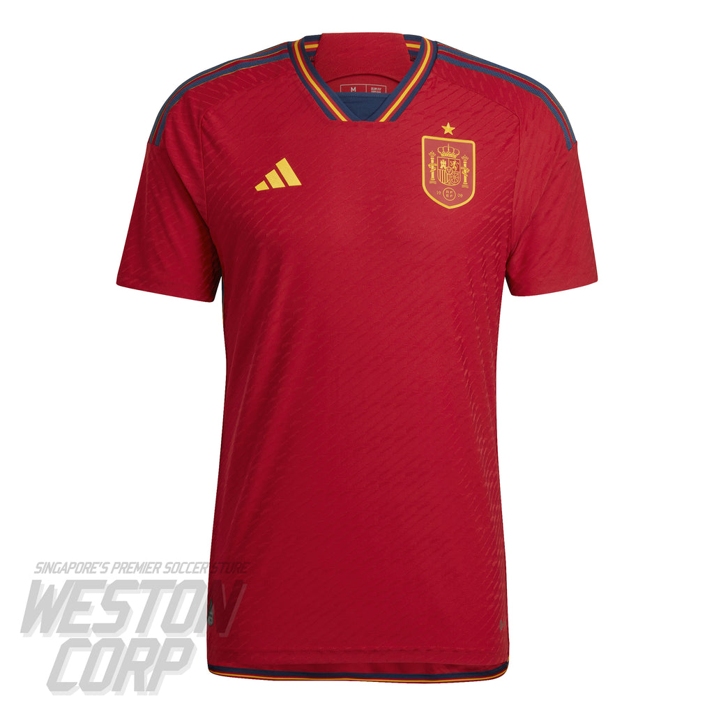 Spain Adult 2022 Home Authentic Jersey