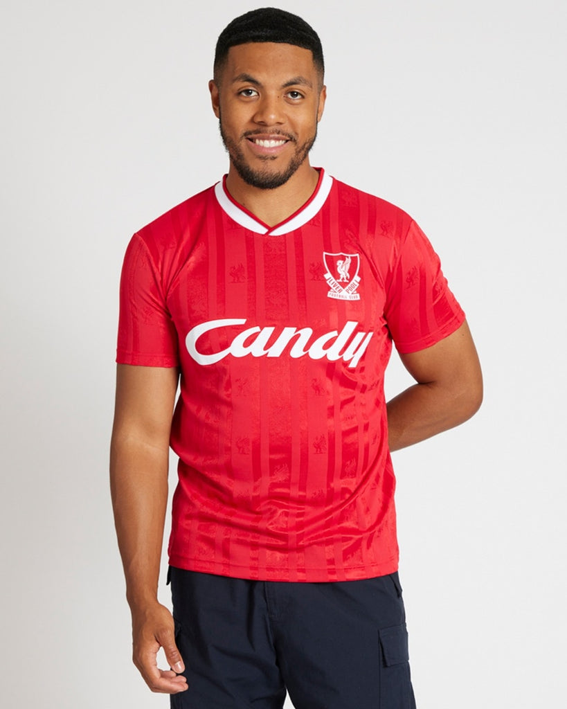LFC Adults Retro 87-89 Candy Red Home Shirt