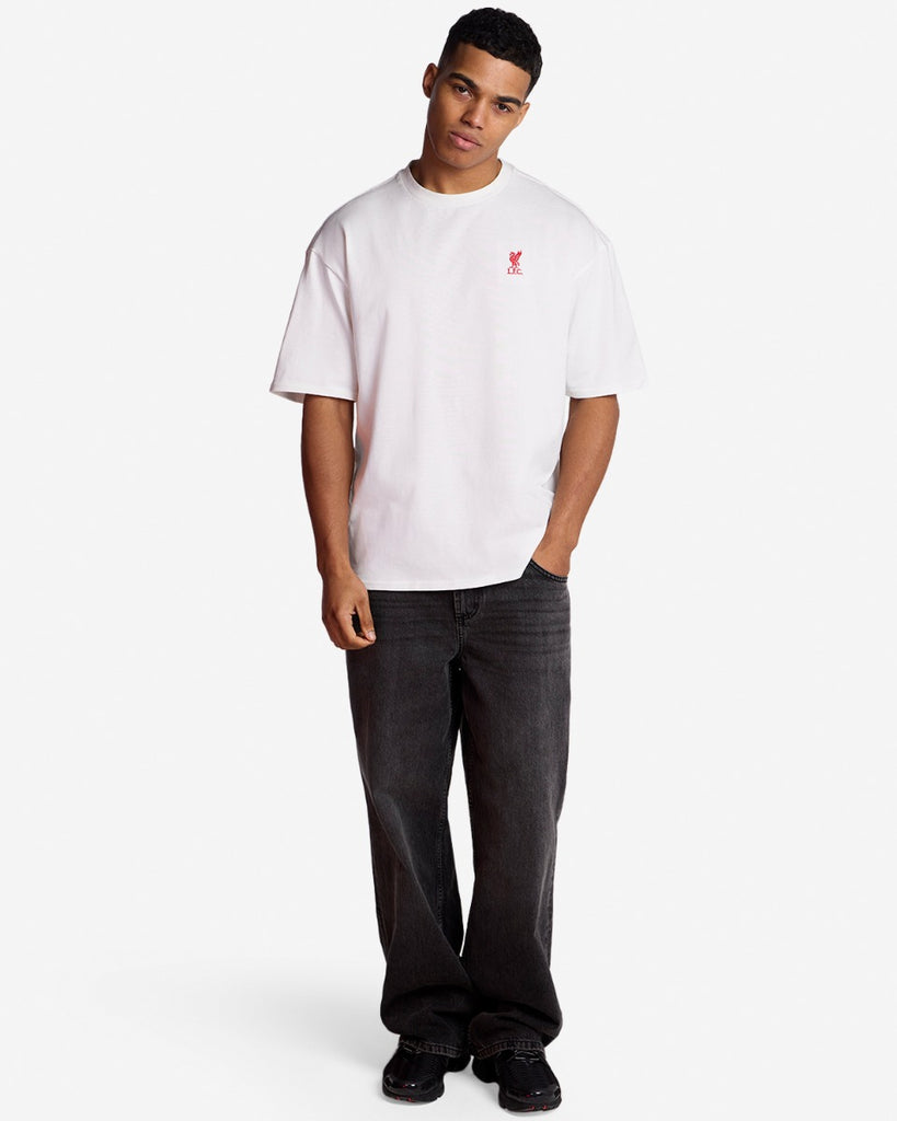 LFC Mens Liverbird Emblem Oversized Tee White – Weston Corporation
