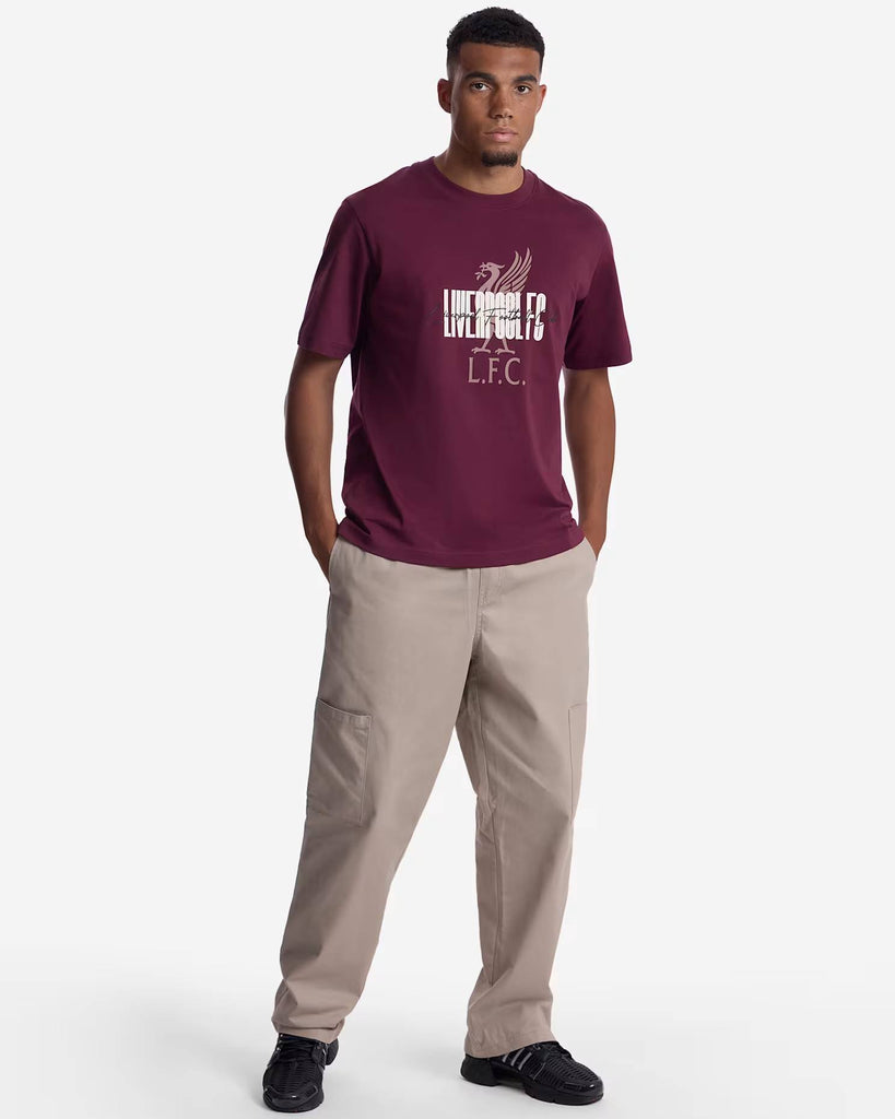 LFC Mens Liverbird Tee Fig