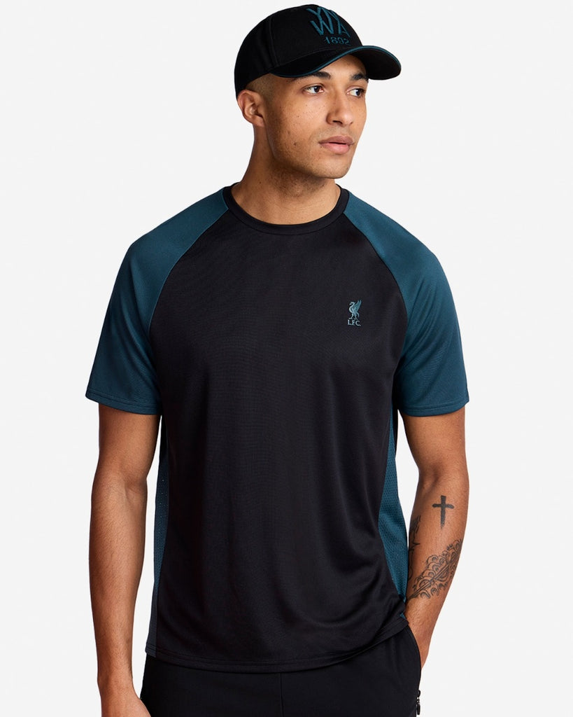 LFC Mens Raglan Tee Black & Green