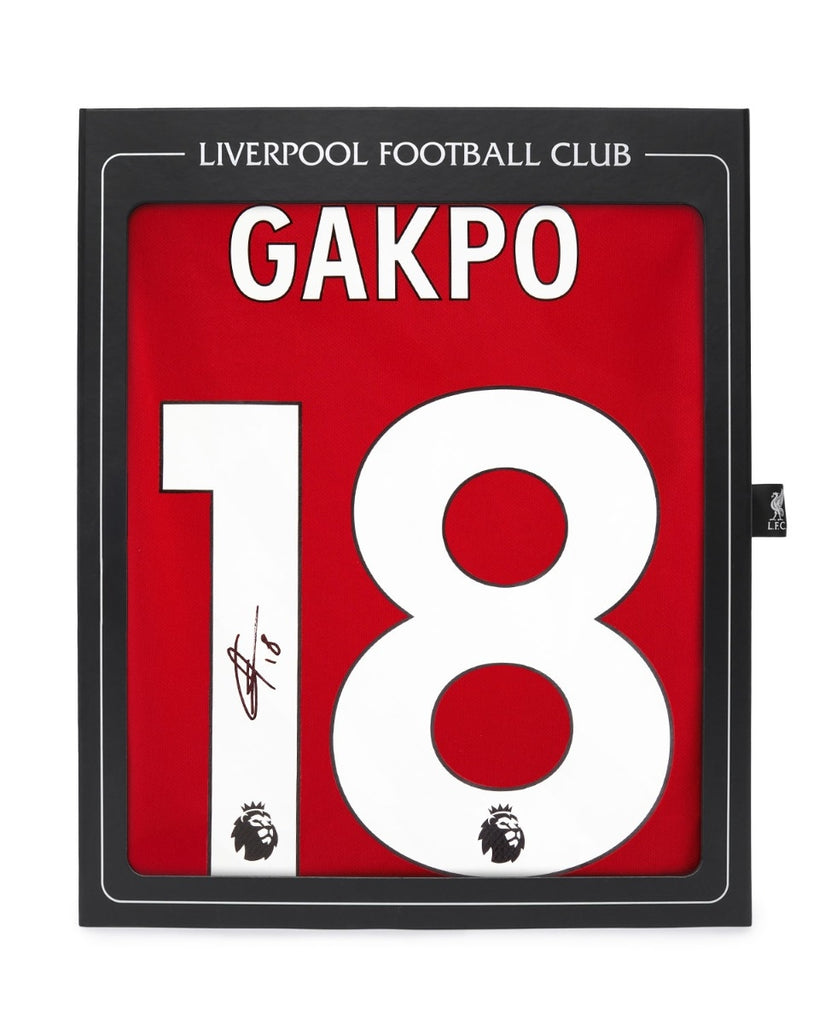 LFC Signed 25/26 Gakpo Boxed Shirt