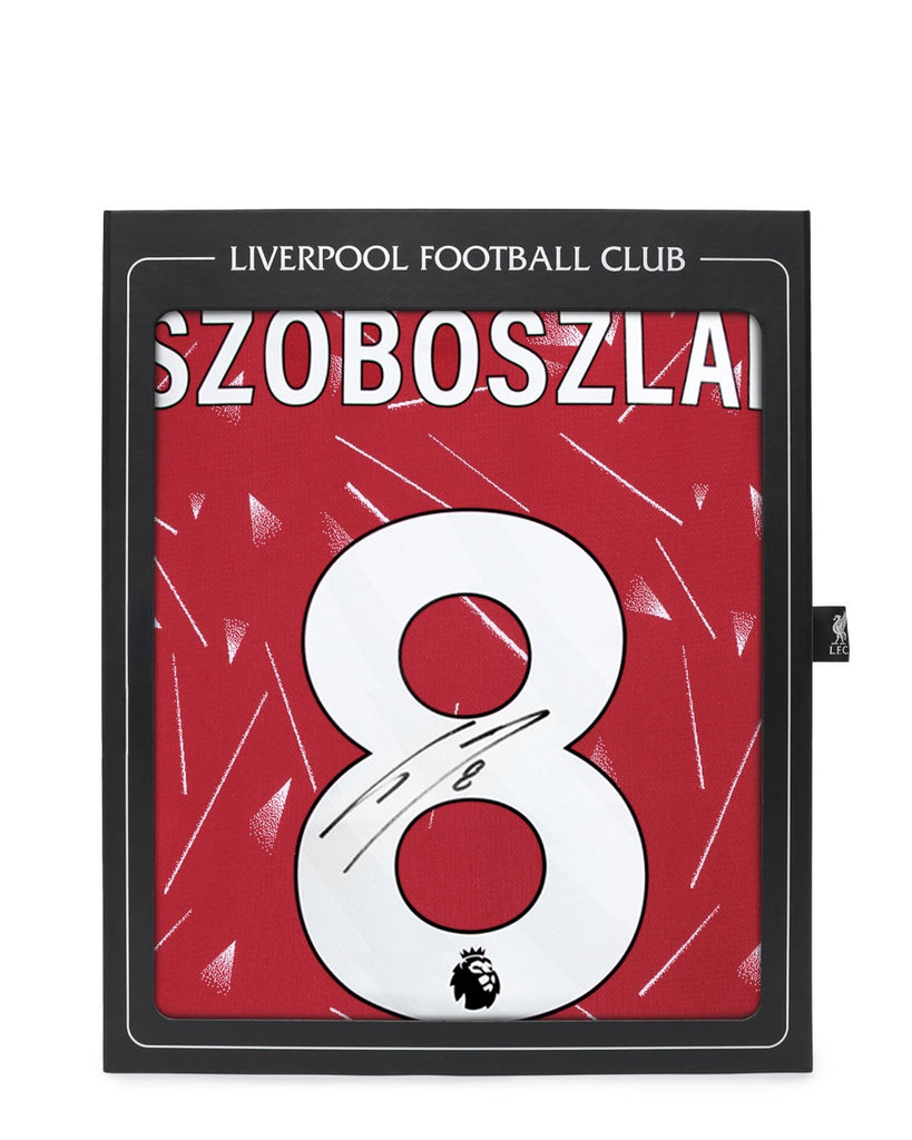 LFC Signed 26/27 Szoboszlai Boxed Shirt