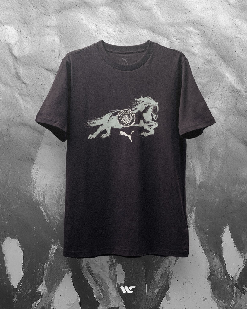Manchester City Adult 26 Year Of Horse Tee