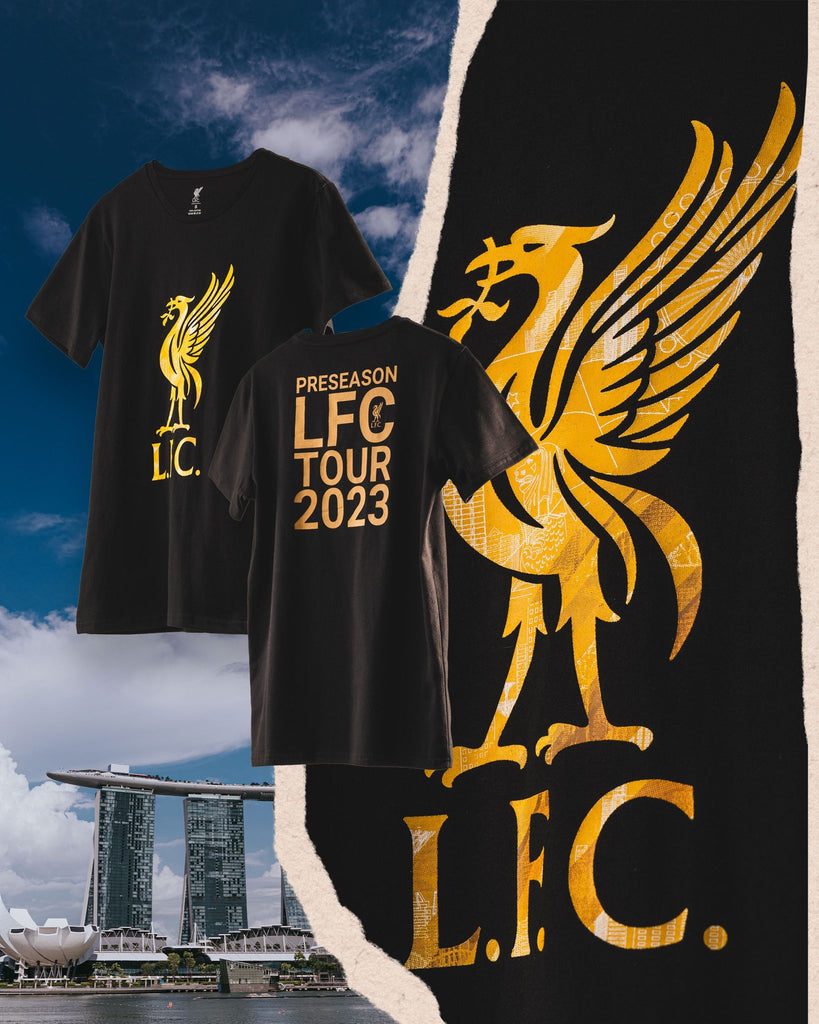 LFC Adult 2023-24 Pre-Season Black Liverbird Tee