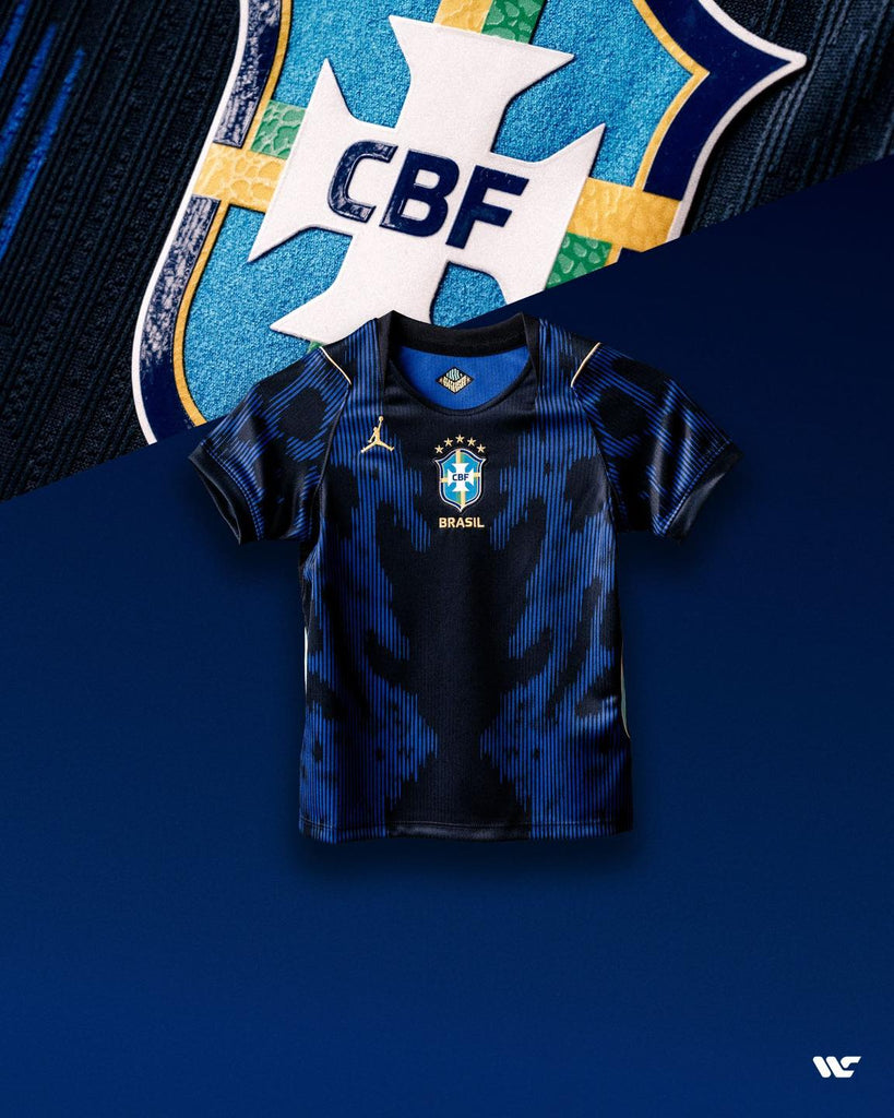 Brazil Little Kids World Cup 2026 Away Jersey