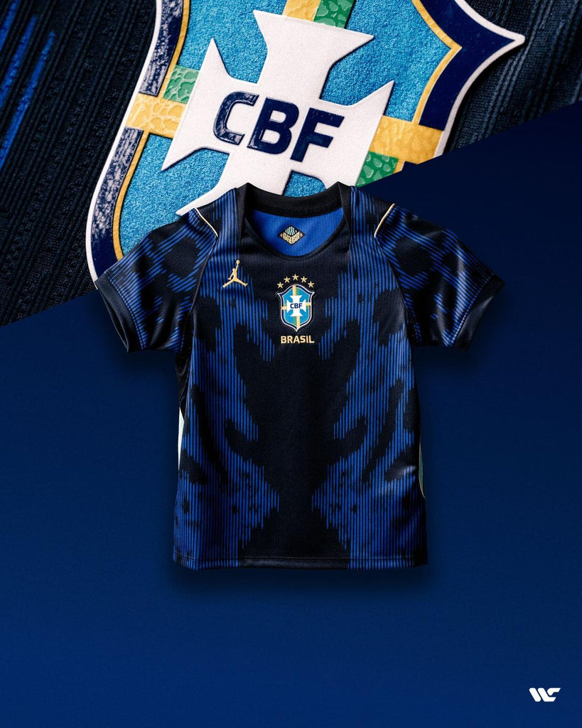 Brazil Big Kids World Cup 2026 SS Away Jersey
