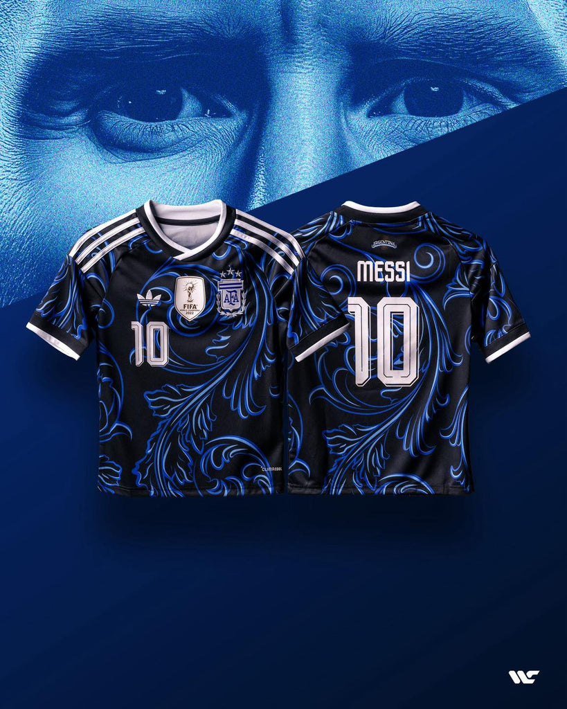 Argentina Youth World Cup 2026 Away Jersey w Messi #10 Nameset