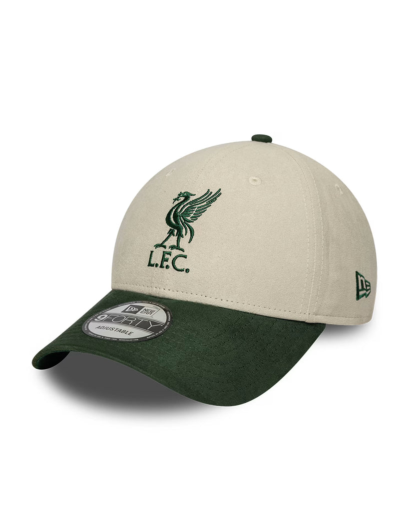 LFC New Era Adults 9Forty Suede Cap Stone Navy