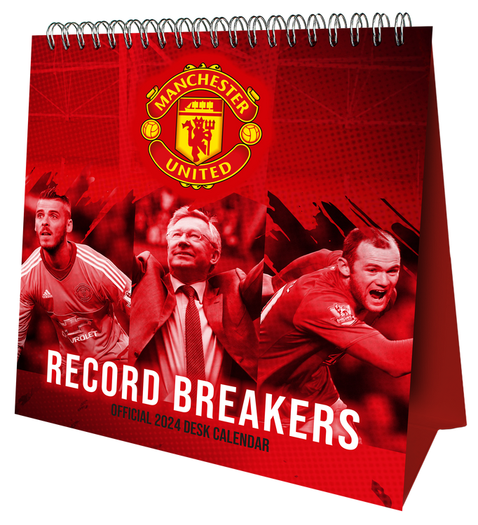 Manchester United Desk Calendar 2025