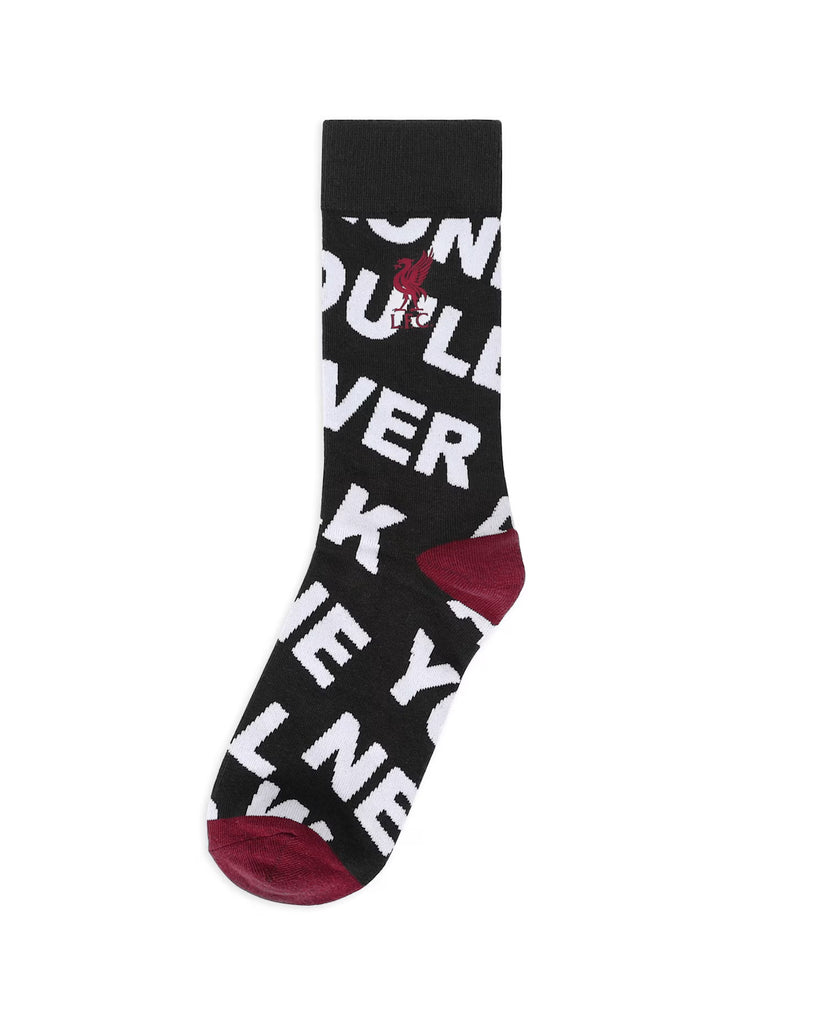 LFC Adults YNWA Socks Grey
