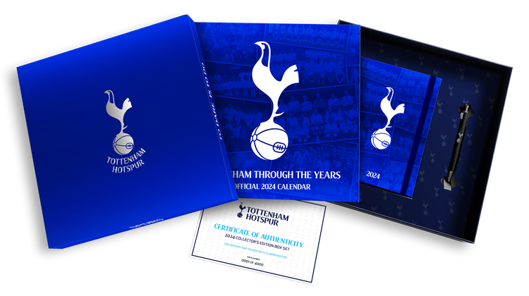 Tottenham Hotspur 2024 Calendar & Diary Musical Gift Box