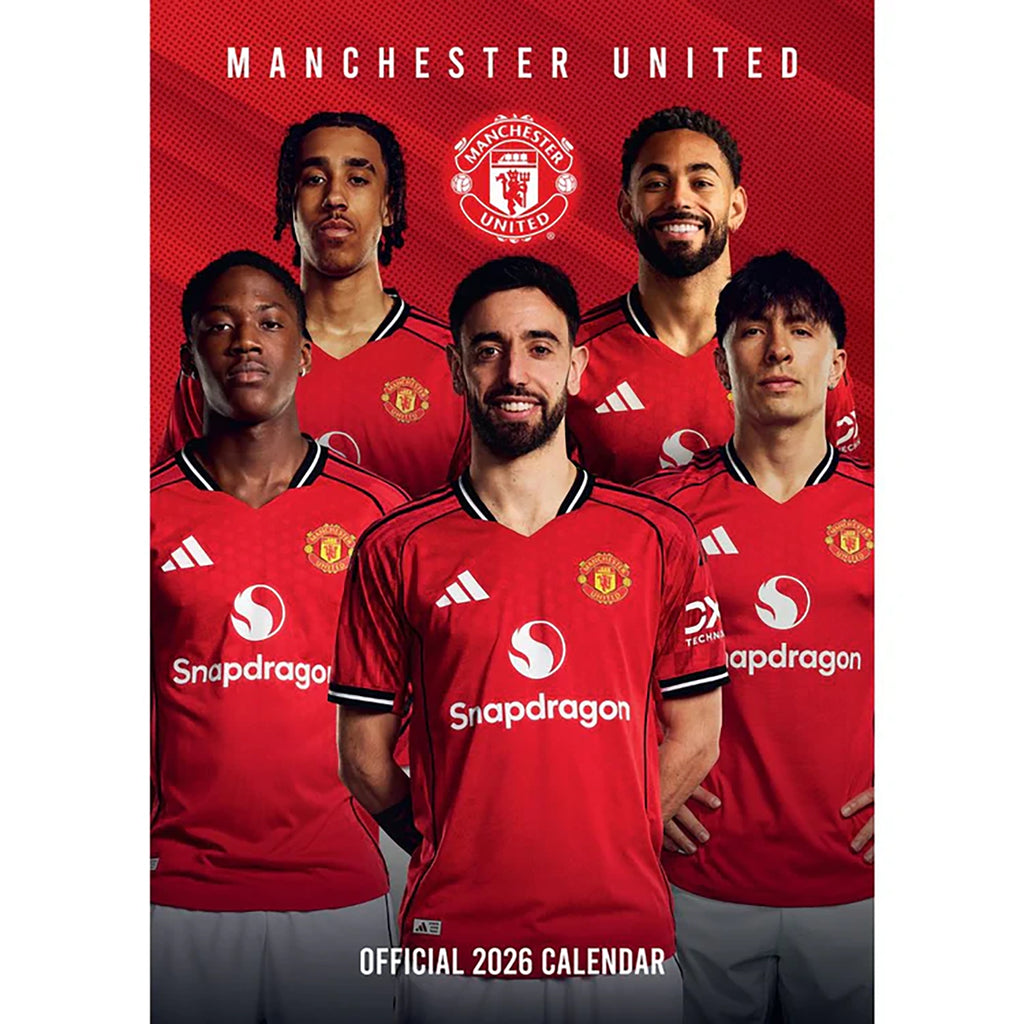 Manchester United 2026 A3 Calendar