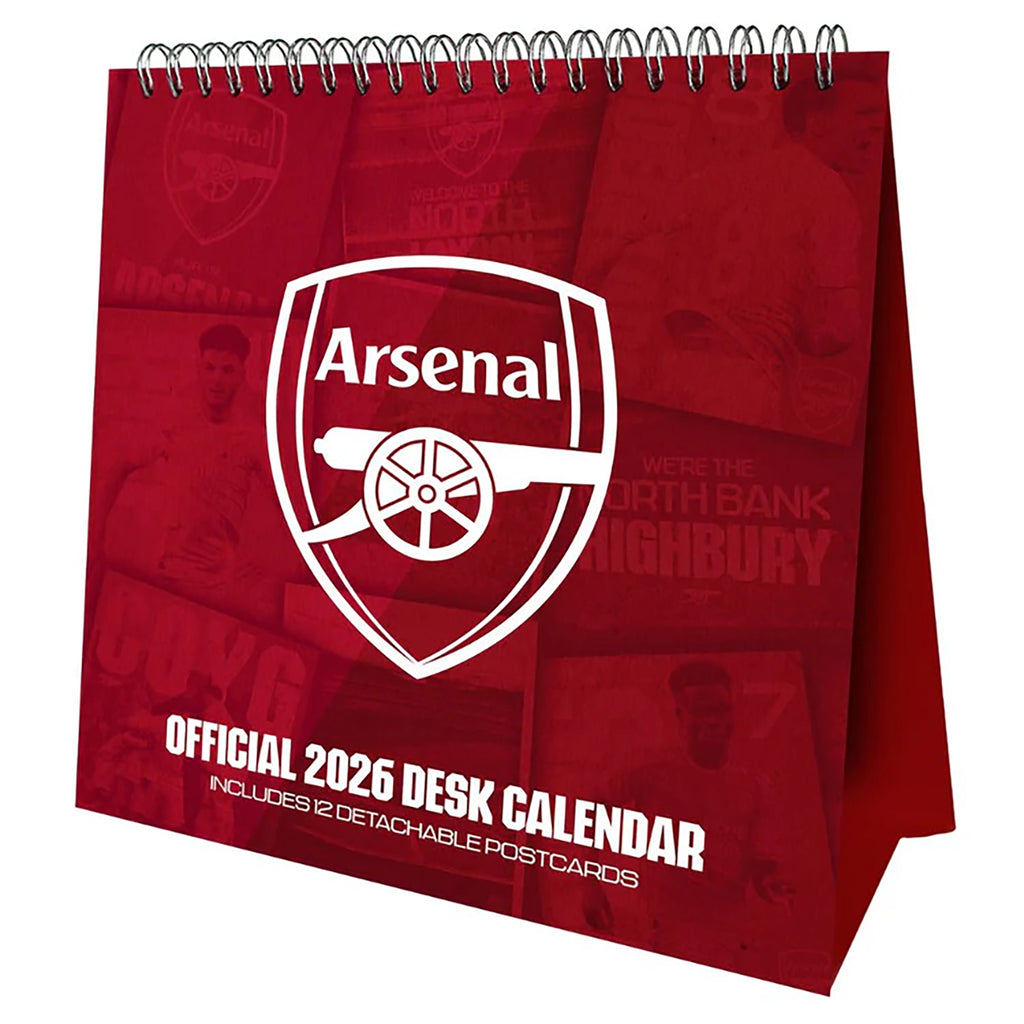 Arsenal 2026 Desk Easel Calendar