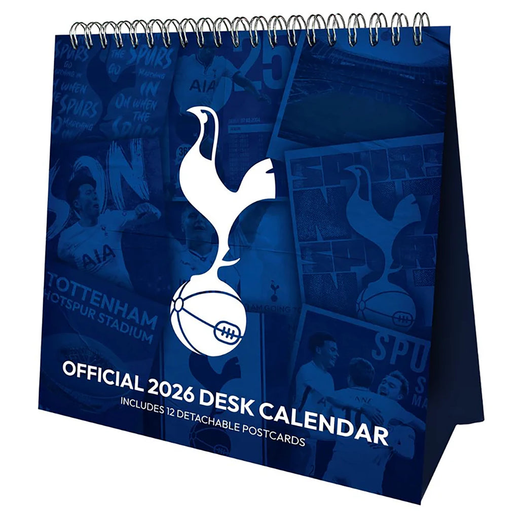 Tottenham Hotspur 2026 Desk Easel Calendar