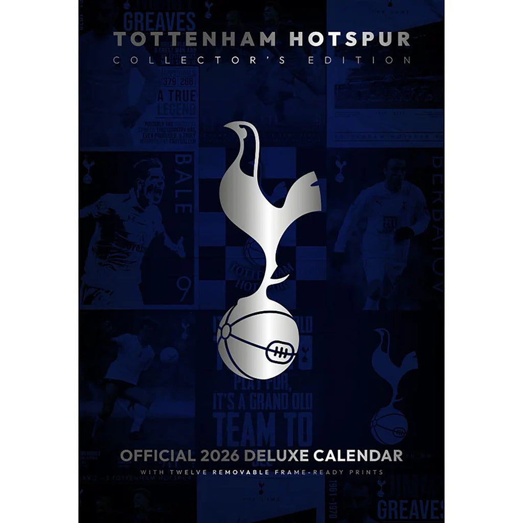 Tottenham Hotspur 2026 A3 Deluxe Calendar