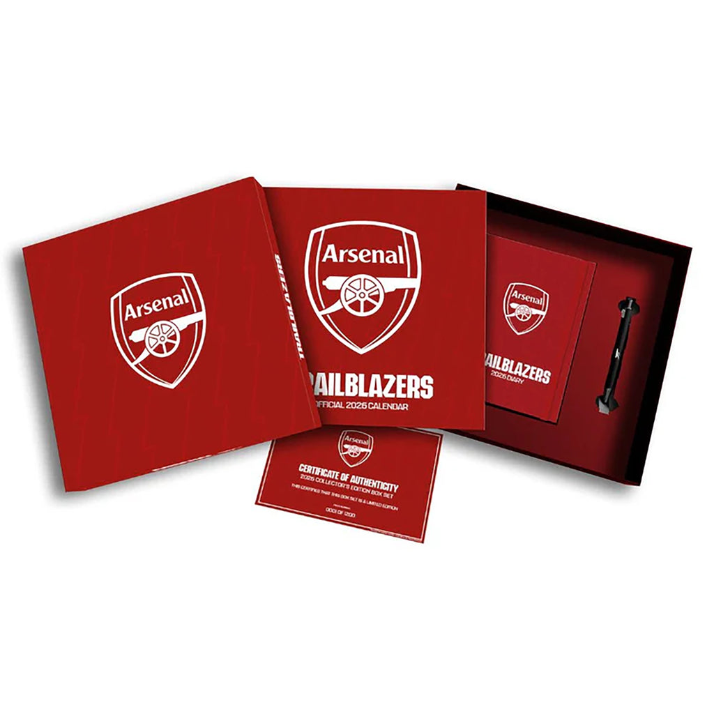Arsenal 2026 Calendar & Diary Musical Gift Box