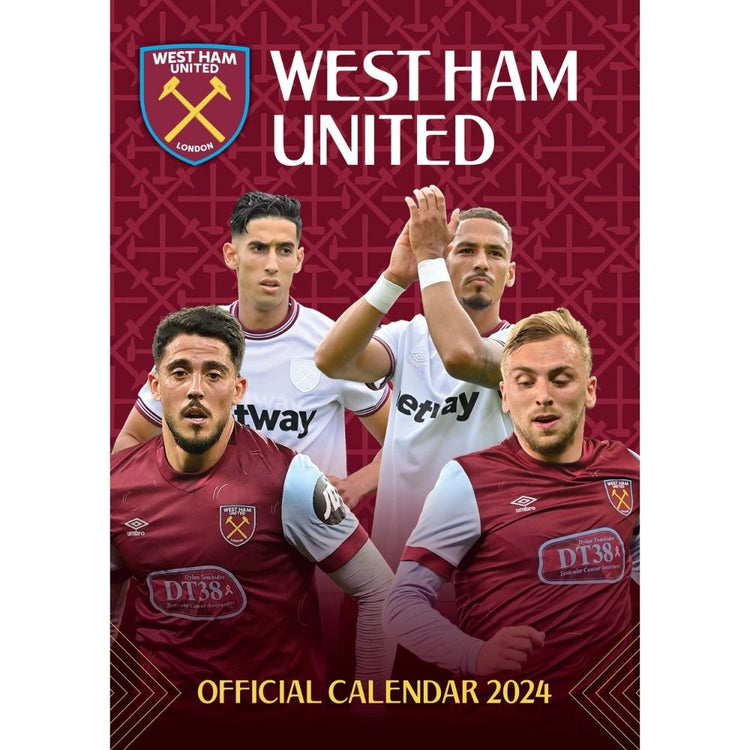West Ham 2024 A3 Calendar