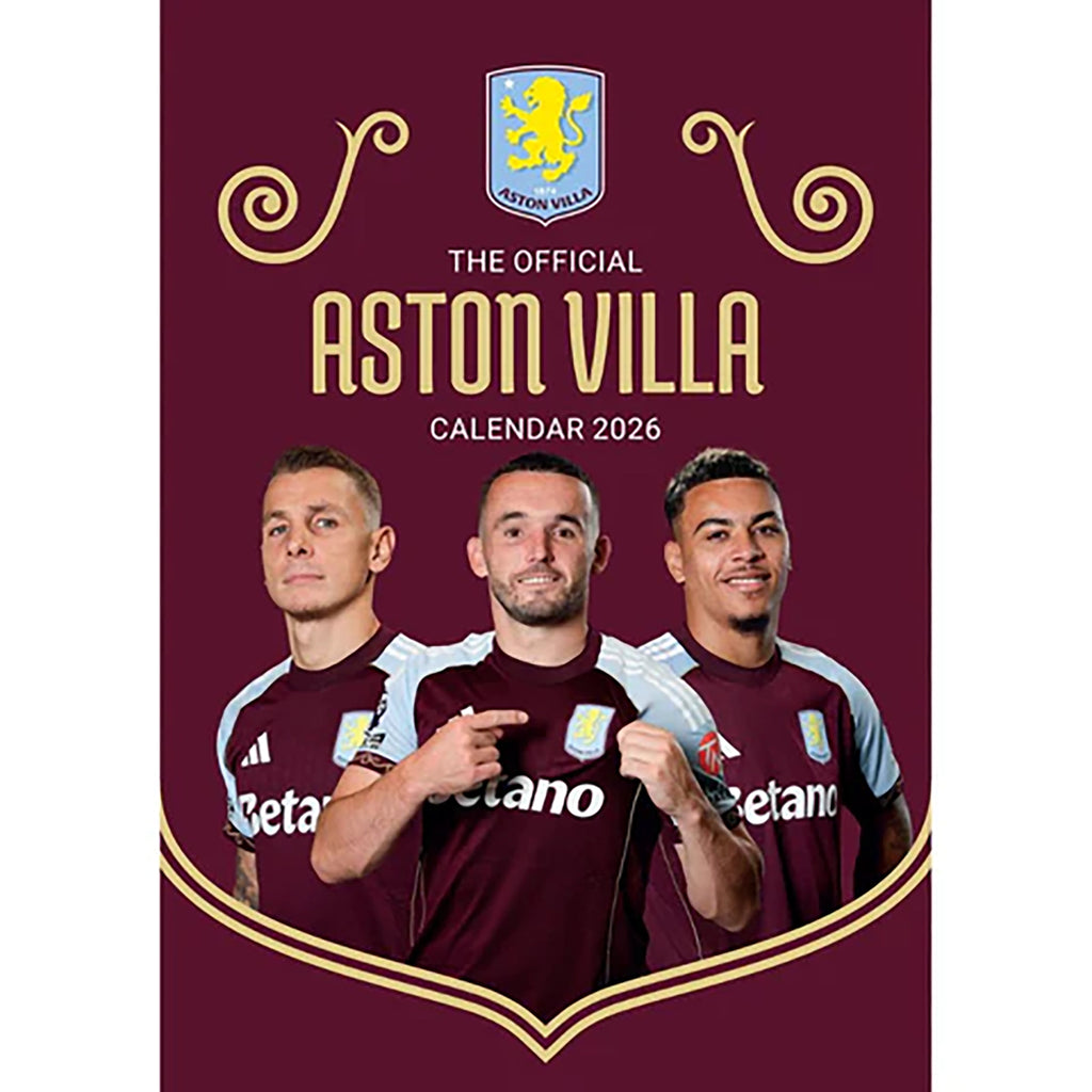 Aston Villa 2026 A3 Calendar