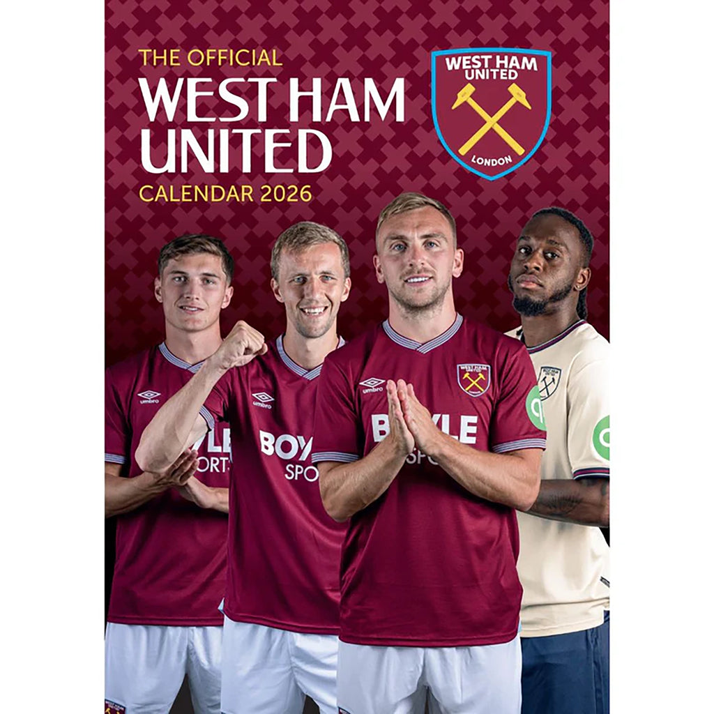 West Ham United 2026 A3 Calendar