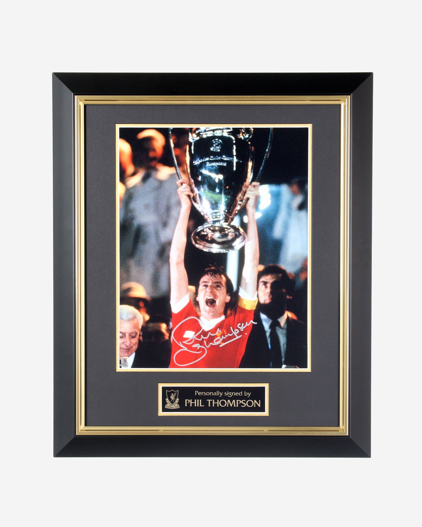 LFC Phil Thomson Signed Framed Image – Weston Corporation