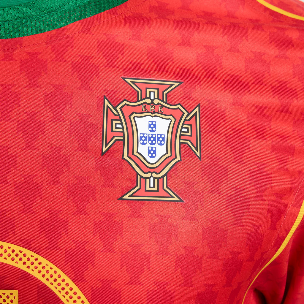 Portugal Adult 2004 Home Reissue Jersey w/ Luis Figo Name and