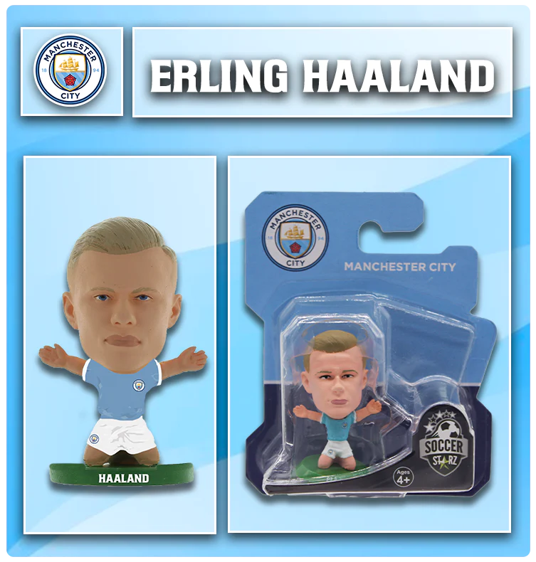 Soccerstarz - Manchester City Erling Haaland (Home-Classic Kit)