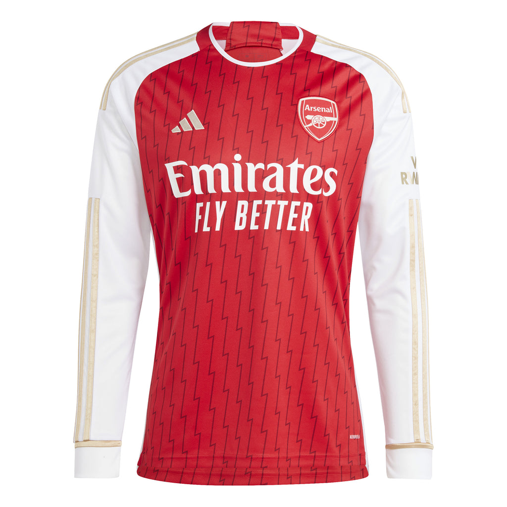 Arsenal Adult 2023-24 Home Long Sleeve Jersey