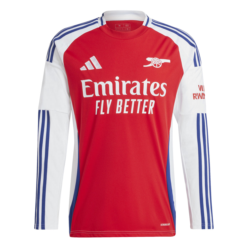 Arsenal Adult 2024-25 Long Sleeve Home Jersey