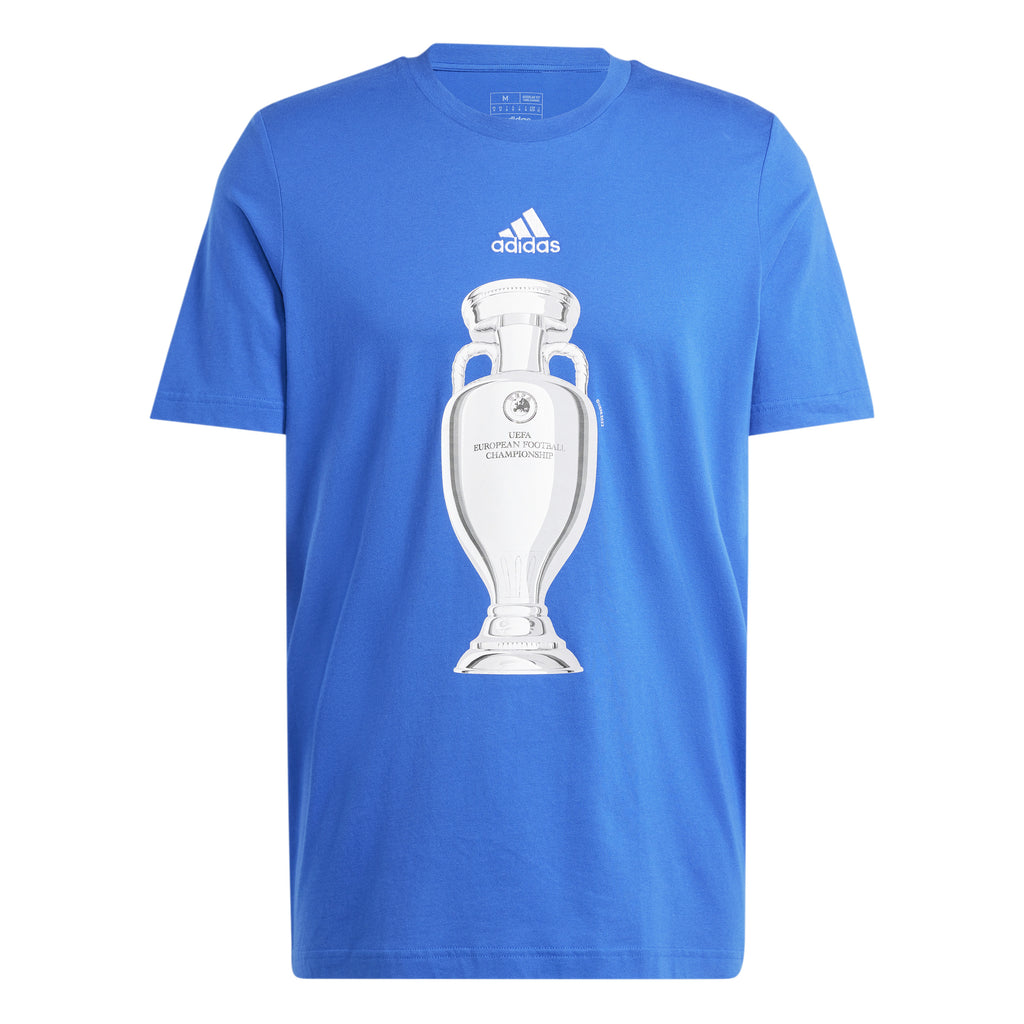 Adidas Adult Euro 2024 Official Emblem Trophy Tee